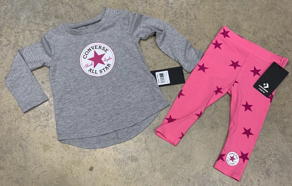 匡威 Converse All Star 2 件套全新带标签尺寸 24 个月 — 第 2/4 张图片