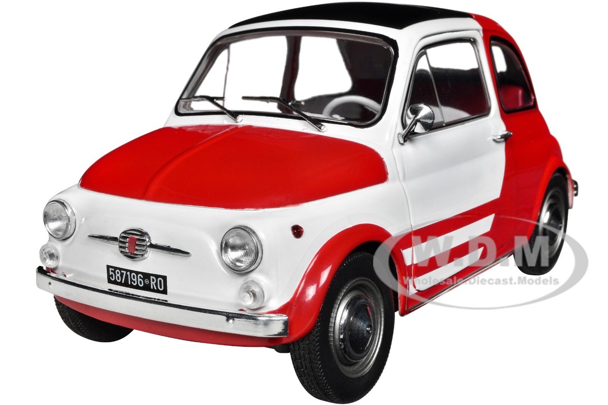 1965 FIAT 500 L RED & WHITE 
