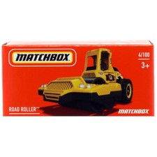 Road Roller Diecast Car #4/100 Matchbox Power Grabs 2022 956C