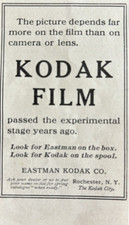 1906 Eastman Kodak Film Rocester NY Spool Picture Camera Lens Vintage Print Ad