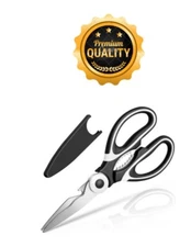 Kitchen Shears - QtoiKce Kitchen Scissors Heavy Duty Stainless Steel Food Shears