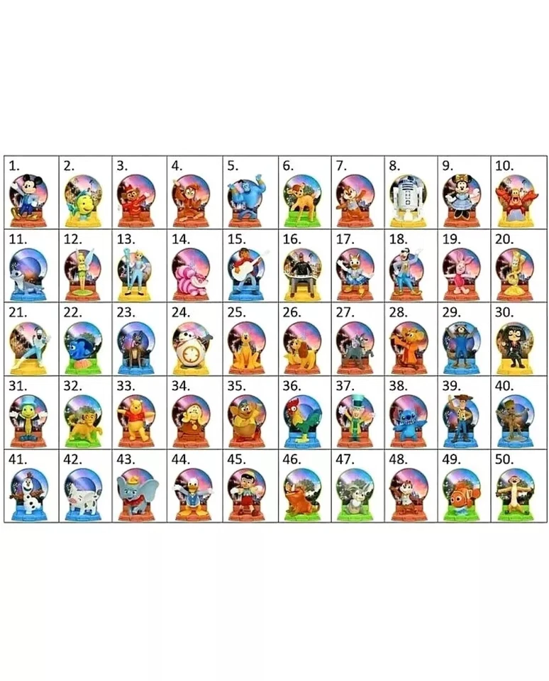 MCDONALDS WALT DISNEY WORLD 50 ANIVERSARIO HAPPY FOOD TOYS 2021 - JUEGO COMPLETO Foto 2 de 4