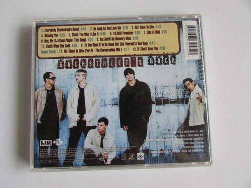 Backstreet Boys CD - Backstreets Back - Picture 4 of 4
