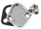 <!--F#f_0-->Aeroflow Billet Fuel Pump Block-Off Plate Chrome BB Chev for Ford 302 351 Windso<!--F/-->