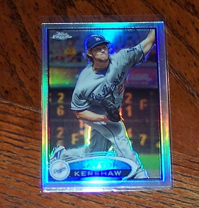2012 Topps Chrome Refractor #112 Clayton Kershaw DODGERS