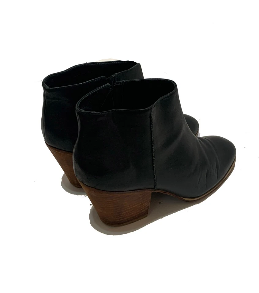 Botines de cuero Rachel Comey, zapatos para mujer talla 7 negros Foto 4 de 4