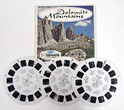 Vintage Sawyers View-Master C027 Stereobilder   Dolomit-Gebirge Reiseszenen