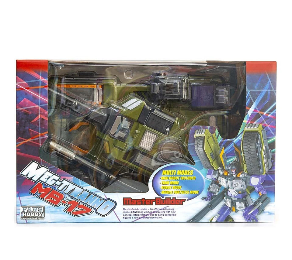 FansHobby FH Megat-tron MB-17 Armada Tyranno Robot Tank Action Figure in stock - Image 3 of 4