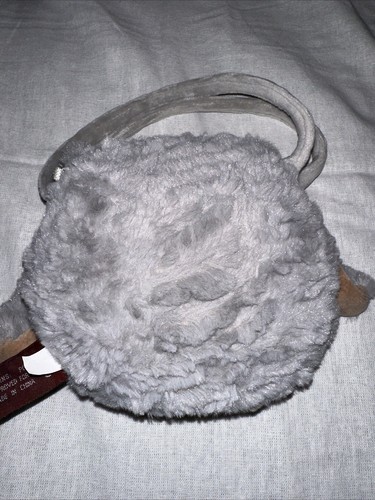 Bearington Hooter Carrysome, Girls Plush Gray Owl Stuffed Animal Purse, Handbag - Picture 4 of 4
