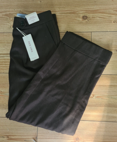 BNWT M & S Per Una Wool Mix Ankle Grazer Straight FitTrousers (UK 12) - Picture 1 of 5