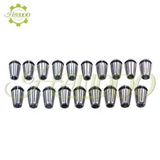 19Pcs ER16 Collet Set Complete Sizes Including all 16th 32nds  64th