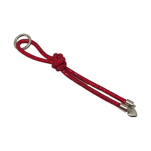 Love Heart Phone Bracelet Keychain with Bling Diamonds for Female Gifts - 第 7/14 張圖片