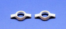 2 X Shoulder Pads White Small Guard Collar Playmobil To Coupling Belt cross KR11