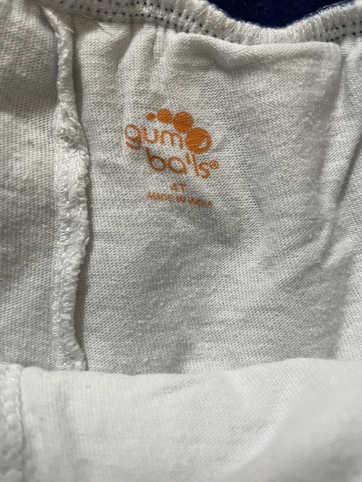 Falda corta con flores para niñas pequeñas talla 4T lote de 2 Foto 2 de 4