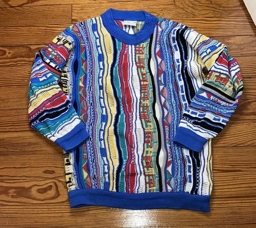 Vintage COOGI 3D Knit cotton Sweater 