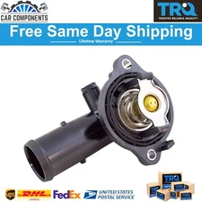 TRQ New Thermostat Housing Assembly Coolant Water Outlet For 2011-2018 Dodge