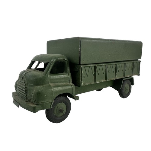 Dinky Metal Bedford 3 Ton Army Truck Covered Wagon Toy Model "Made in England"