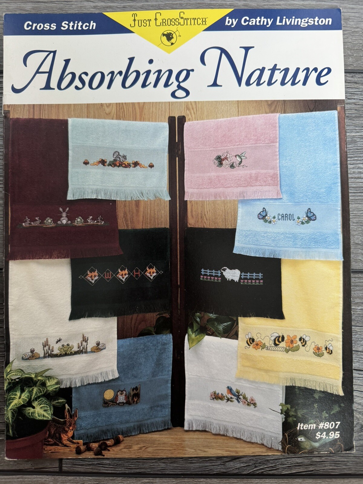 ABSORBING NATURE CROSS STITCH LEAFLET  #807