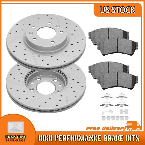 Front Brake Rotors+Brake Pads for Ford Fusion Lincoln MKZ Mazda 6 Mercury Milan
