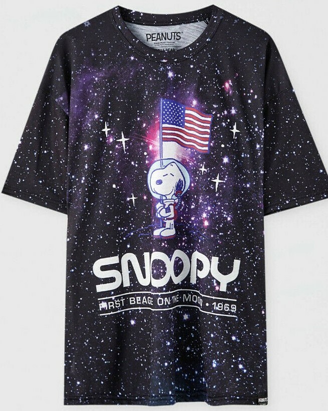 pull and bear snoopy t shirt