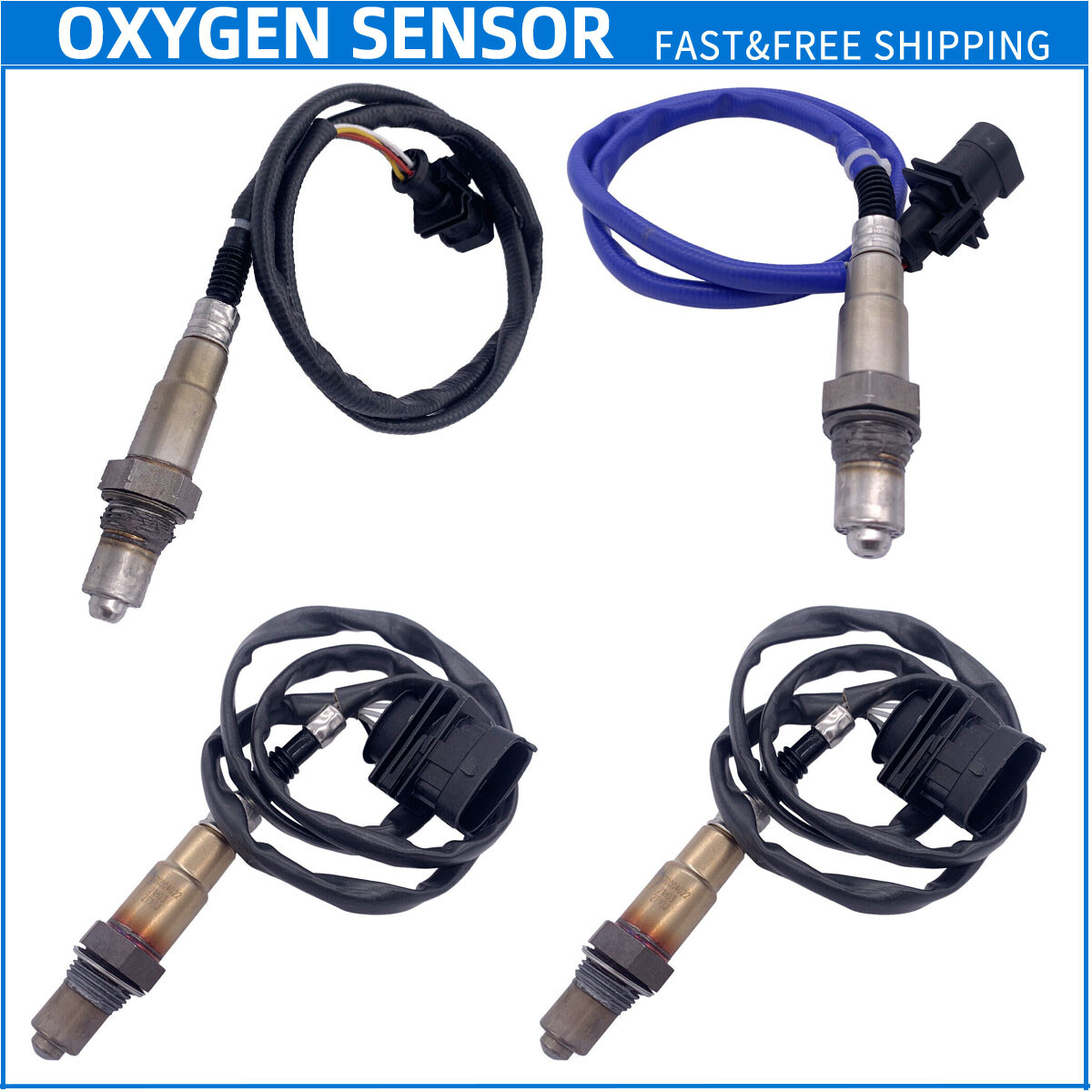 Maserati Levante S Q4 2017-2020 Right Oxygen sensors 4 pcs P/N 670004022
