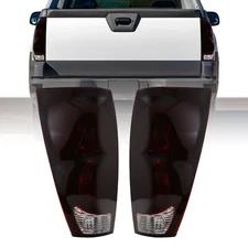 USR 02-06 Avalanche Tail Lights - Dark Smoke Red Lens TailLight Lamp Assembly...