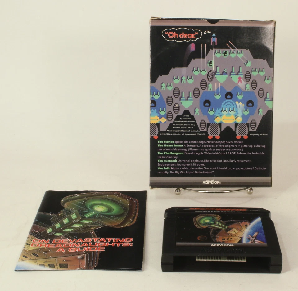 Vintage Boxed Atari 5200 game The Dreadnaught Factor Tested & Working  - Image 2 of 4