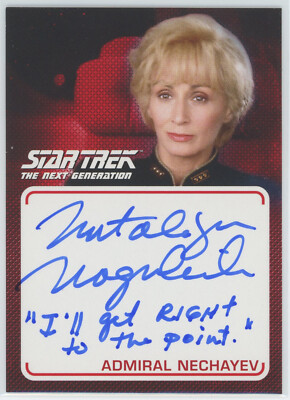 #ad #ad Star Trek #A29 Natalija Nogulich as Admiral Nechayev Hit Insert Autograph Card $99.99