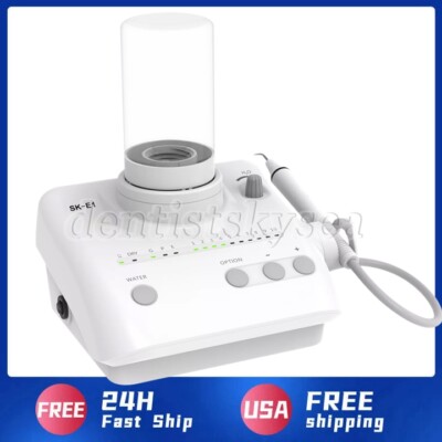 Portable Dental Ultrasonic Scaler W/ 2*Reservoir Handpiece For Cavitron EMS NEW