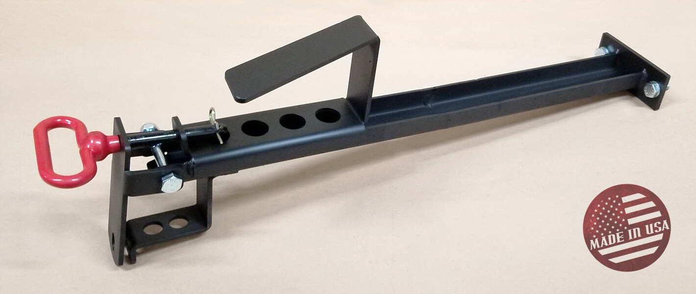 [SR] Backpack Leaf Blower Landscape Truck Rack Holder Open Trailer Rail Mount