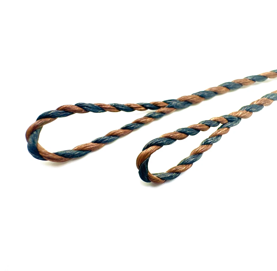 Flemish Recurve Bowstring - D97 - Black & Tan - Image 3 of 3