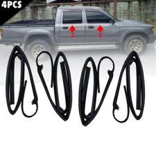 Window Glass Run Channel 4PCS For Toyota Hilux LN85 RN90 LN106 1989-1997