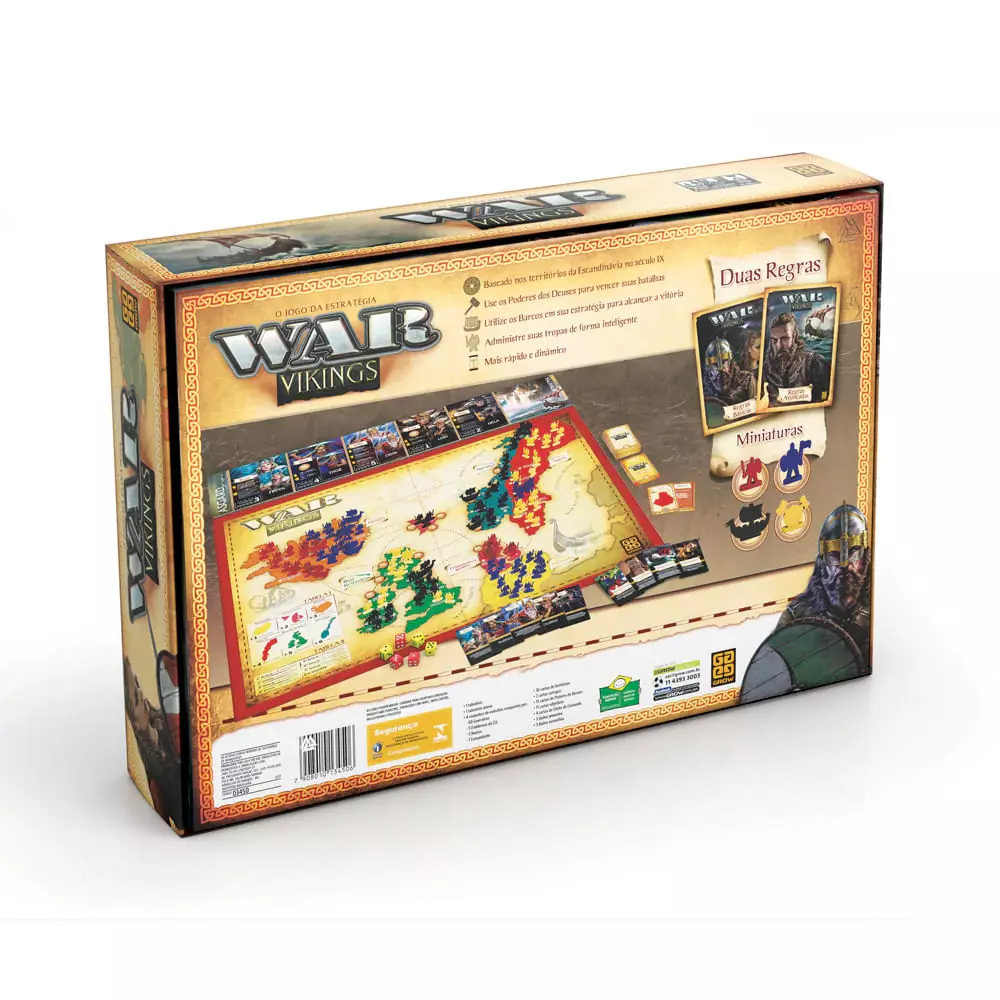 Jogo de Tabuleiro War - Loja Grow