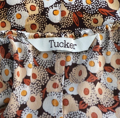 TUCKER Classic Floral Print Silk Satin Camisole Top P - Picture 2 of 3