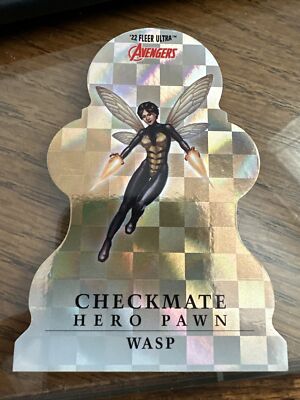 2022 Fleer Ultra Avengers Checkmate Hero Pawn #CP-8 Wasp