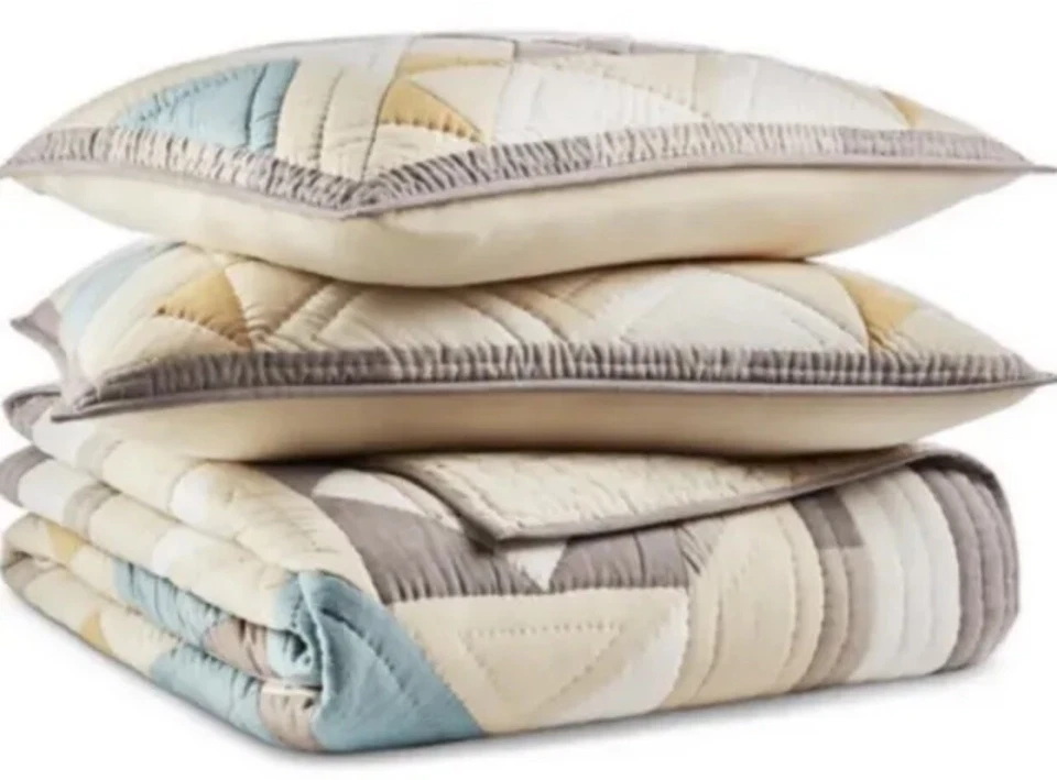 Juego completo de 3 edredones y fundas Hotel Collection Mesa Queen nuevo Foto 2 de 4