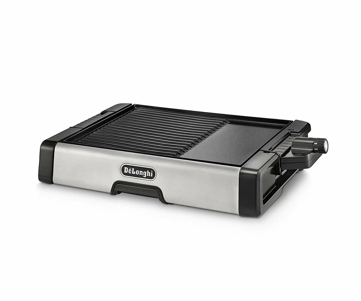 Delonghi BG500C 220 Volt 2 in 1 Indoor Grill Griddle With Ceramic Plate