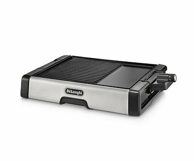 Delonghi  BG500C 220 Volt 2-in-1 Indoor Grill & Griddle With Ceramic Plate 