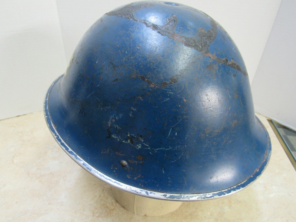 British Turtle Shell Police Helmet Shell Only RO & CO LTD 1953
