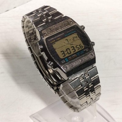 Seiko Silver Wave A259-5090 Men's Watch working product | eBay