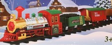 Weihnachts Eisenbahn Christmas Train Set m. Schienen Oval 75x140cm