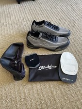 KR Strikeforce Tour Knit Mens Bowling Shoes Black Grey Right Hand, 11.5