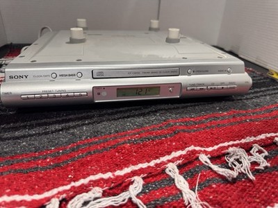Sony ICF-CDK50 Under Cabinet Kitchen Radio/CD Player W/Remote No Screws Works