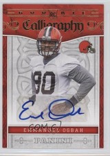 2016 Panini Rookie Calligraphy Emmanuel Ogbah #RC-EO Auto 0g4
