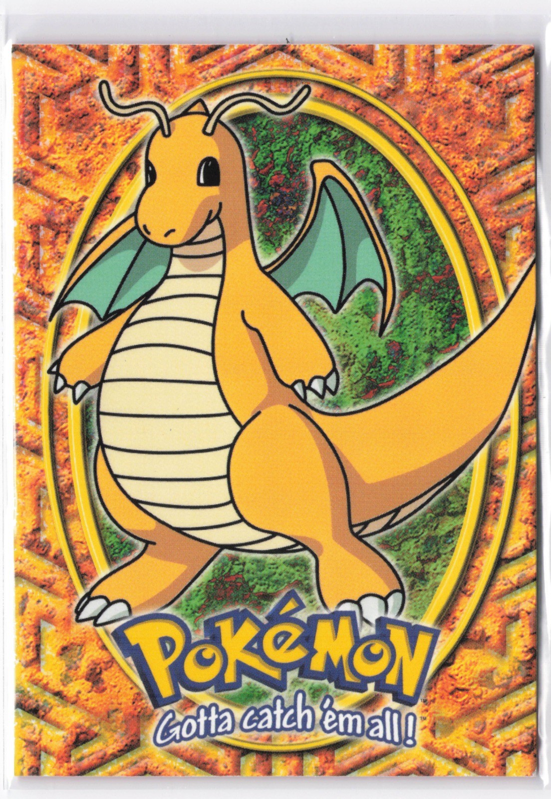 Dragonite Base Pokemon 1999 Topps Movie Evolution E12 NM Blue Label