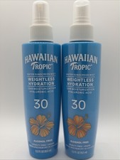Hawaiian Tropic SPF 30 Weightless Hydration Sunscreen Mist 5.2oz 2 Pack New  M3