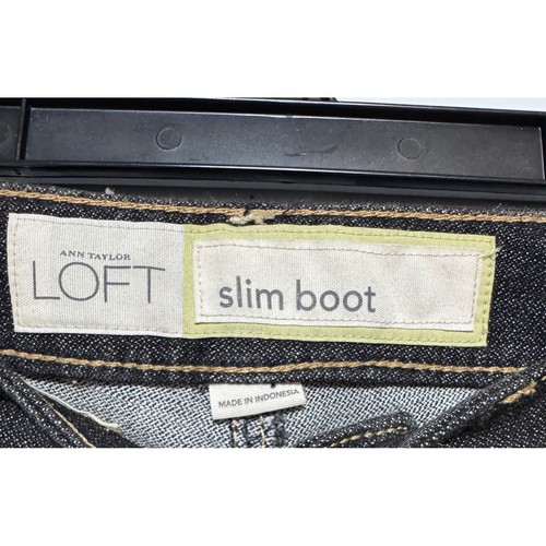 Ann Taylor Loft Y2K Revival Bootcut Jeans Sz 4 Quiet Luxury Capsule Wardrobe - Picture 2 of 5