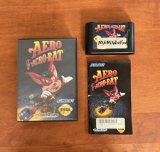 Aero the Acrobat (Sega Genesis) CIB Complete in Box & Tested - Ships Fast