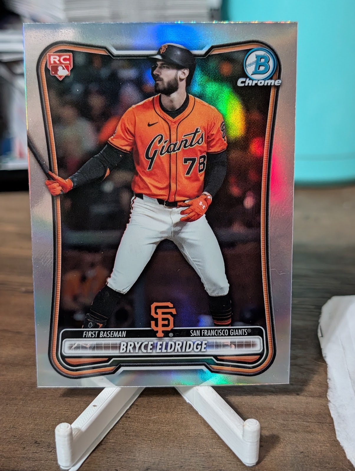 2026 Bowman Baseball Bryce Eldridge #58 Red Rookie Chrome RC Giants