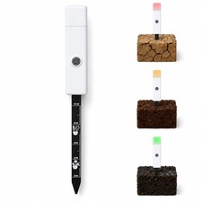 Soil Moisture Meter for Indoor Plants, Plant Moisture Meter with 3-Color Ligh...